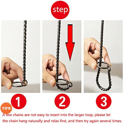 Heavy Duty Dog Choke Collar Slip Dog P Chain Snake Collar Plating Anti-Rust Dog Training Collars for Small Large Dogs Black/Gold/Silver/Rose Gold 15.5in-29.5in (15.5in, Rose Gold) Heavy Duty Dog Choke Collar Slip Dog P Chain Snake Collar Plating Anti-Rust Dog Training Collars for Small Large Dogs Black/Gold/Silver/Rose Gold 15.5in-29.5in (15.5in, Rose Gold)