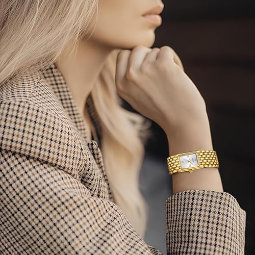 Image of LIGE Watches for Women Luxury Ladies Quartz Wrist Watches with Stainless Steel Bracelet,Waterproof.Womens Casual Fashion Small Watch Bracelet