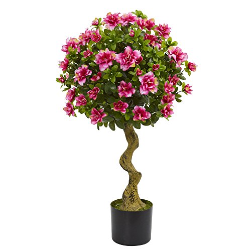 Nearly Natural 3ft. Azalea Artificial Topiary Tree