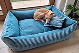 🐕 NO SON CAMAS PARA PERROS BARATAS Y DE BAJA CALIDAD IMPORTADAS DE ASIA. Todas las almohadas para perros de 4L Textil están hechas en Europa (Polonia). Tenemos experiencia en la costura desde 2010. Nuestras camas para gatos y perros están hechas con extremo cuidado. Nuestro objetivo es crear camas para mascotas cómodas y prácticas, para que cada dueño de perro o gato pueda encontrar algo adecuado para su mascota en nuestra tienda.