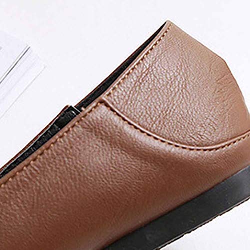 Mocassini Piatti da Donna Casual in Metallo con