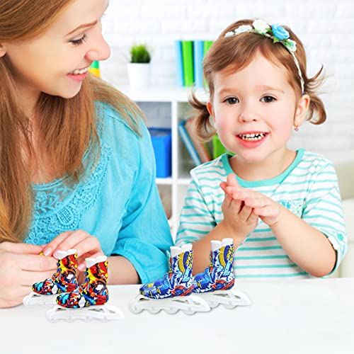 TLM Toys Mini scarpe con dita per skateboard, mini...