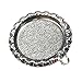 Joyingle 50 Flat Bottle Cap Pendants with Holes and Split Rings Attached Key car Decoration-Silver Flattened Bottle caps for Photo Pendants DIY Crafts