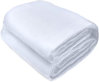 YEJAHY 4 x 5m Garden Netting for Plants - Fine Mesh Insect Netting Vegetable Plant Protection Netting - for Vegetables Flowers Fruits Garden Outdoors Barrier Screen Birds(60Mesh)