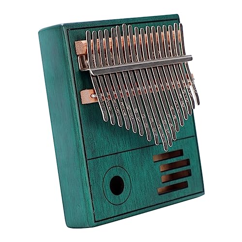 Toddmomy 1 Set Thumb Music Instrument Hand Keys Beginner Pocket Piano Finger for Music Accessory Musical Instrument Musical Tool Simple Musical Instrument Blue Wood