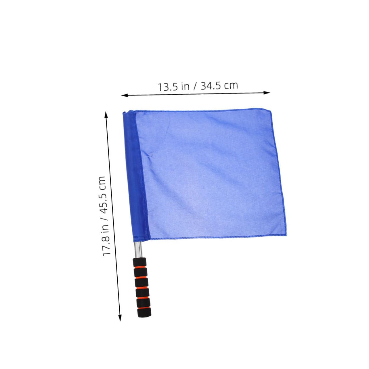VICASKY 2pcs Sports Referee Flags Hand Waving Soccer Linesman Flags Lightweight Portable for