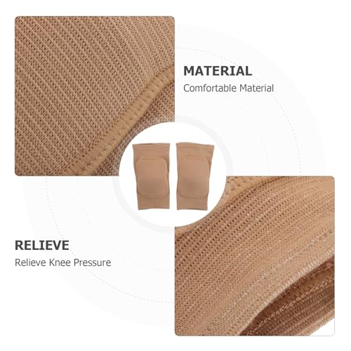 CORHAD 1 Pair Dance Knee Pads: Soft Protective Knee Pads - Collision Avoidance Sleeves with Padded Sponge for Girls Cheerleading, Gymnastics, Fitness Training