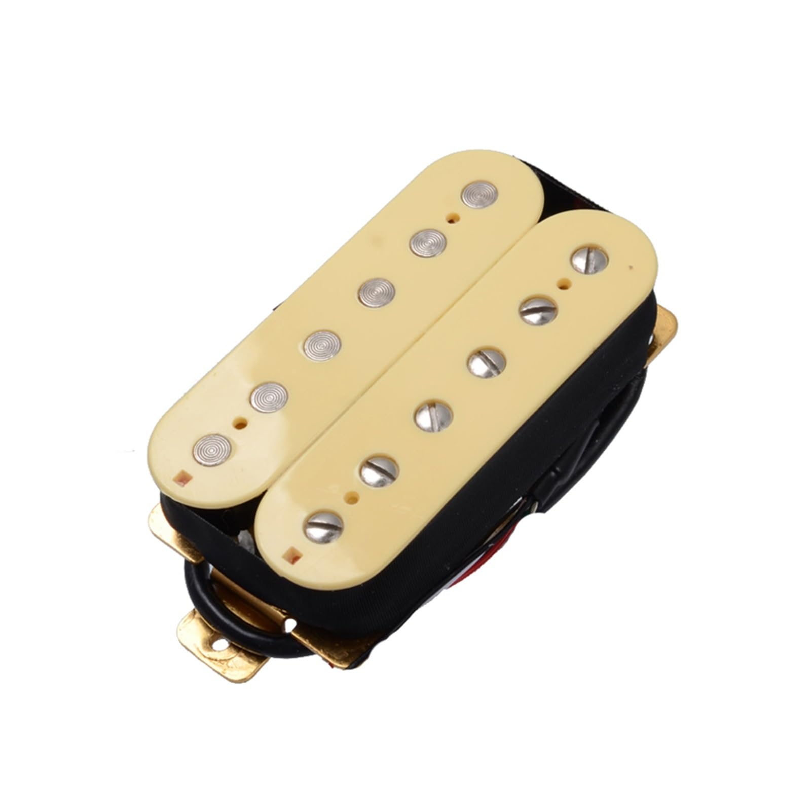 Pastillas de Guitarra electrica Guitarra Eléctrica Humbucker De Doble Bobina Pastilla para Guitarra Eléctrica Marfil (Color : Neck and Bridge)