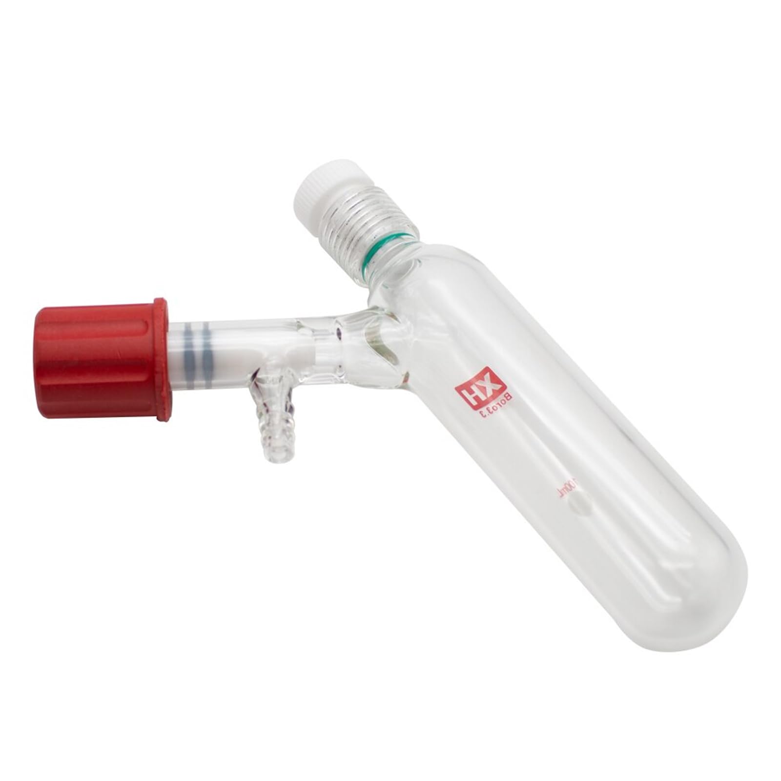Toplionace 10-100mL di Alto Vuoto Valvola di Stoccaggio di Solvente Bottiglia Schlenk Bottiglia Tubo di Reazione di Pressione Bottiglia Resistenza Alla Corrosione Organica (10 mL, 8MM)