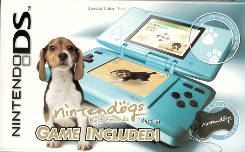 Nintendo DS Original - Teal Nintendogs Edition (Renewed)