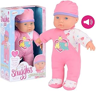 Toyrific Snuggles Sophia Baby Doll | Interactive Talking Soft Body New-born Baby Doll with 6 sounds for Kids, Ages 3+ 28cm