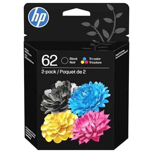 HP 62 Black/Tri-Color Ink (2-Pack) | Works with Envy 5540, 5640, 5660, 7640, OfficeJet 5740, 8040, OfficeJet Mobile 200, 250 | Instant Ink Eligible | N9H64FN | Packaging May Vary