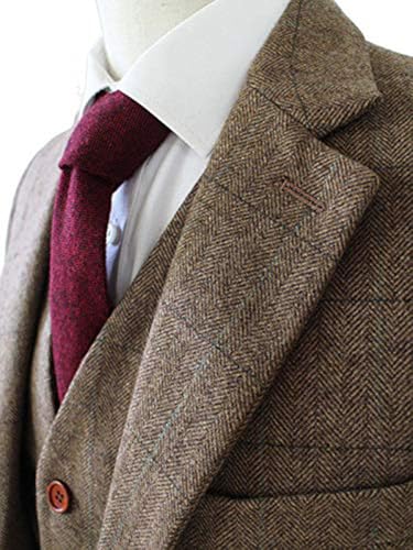 Blazer de costume à chevrons pour hommes veste chic Kromoc - 2