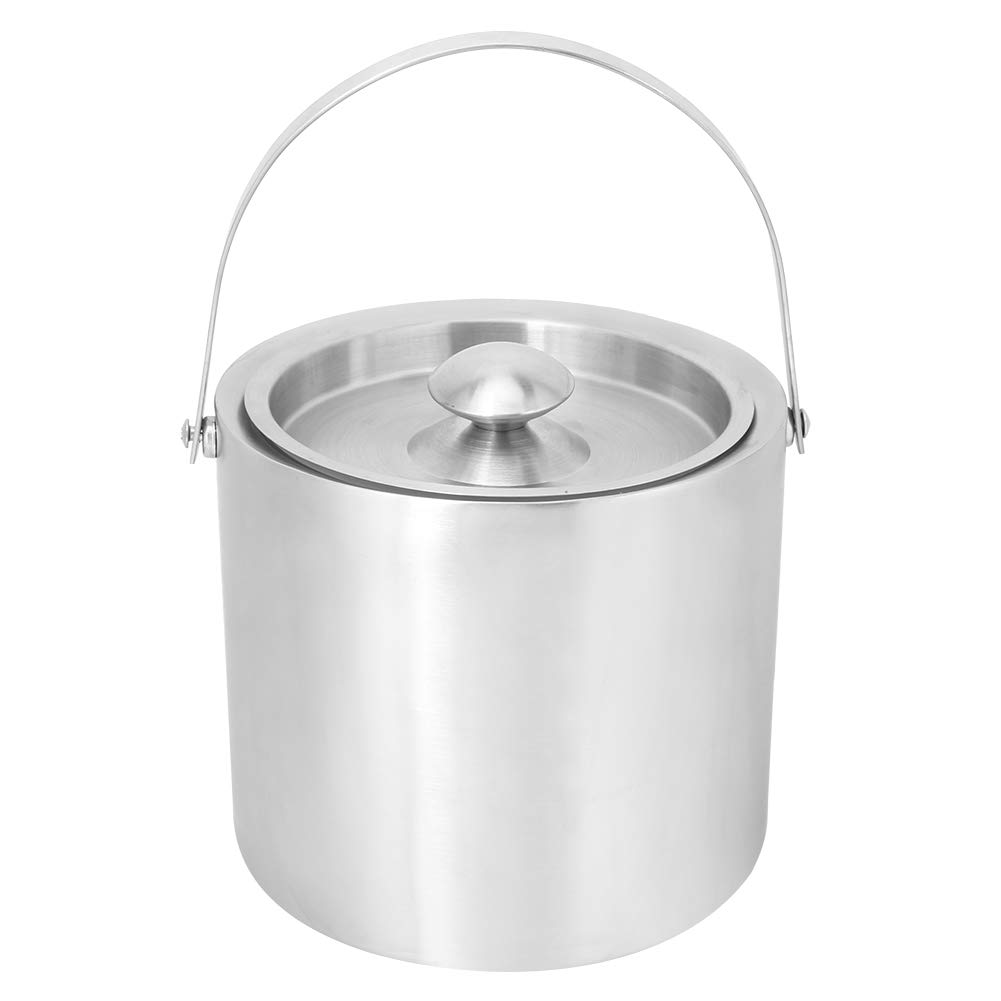 Enfriador De Botellas De Vino Con Aislamiento De 3 Litros, Cubo De Hielo De Acero Inoxidable, Sofisticado Barril De Cerveza Con Asa Para Barbacoas, Fiestas, KTV, Clubes, Restaurantes