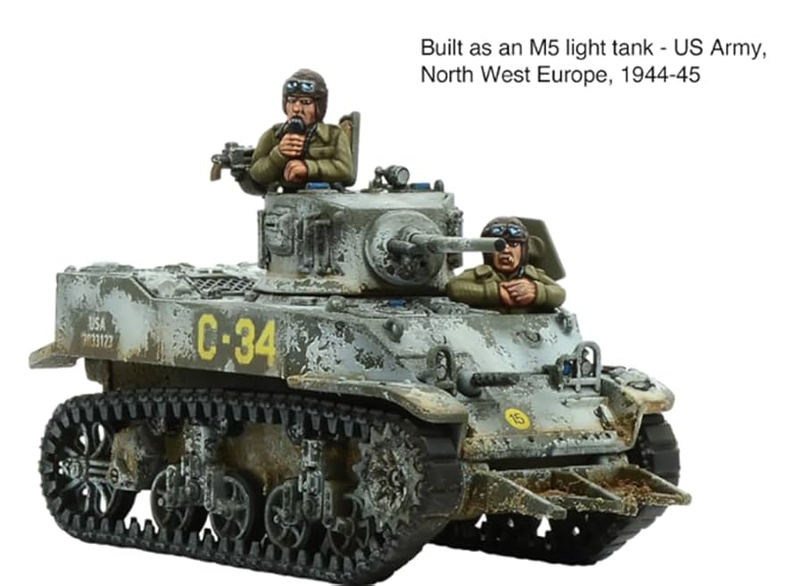 Rubicon Models M5A1 Stuart - 1/56 28mm - Bolt Action - 280023