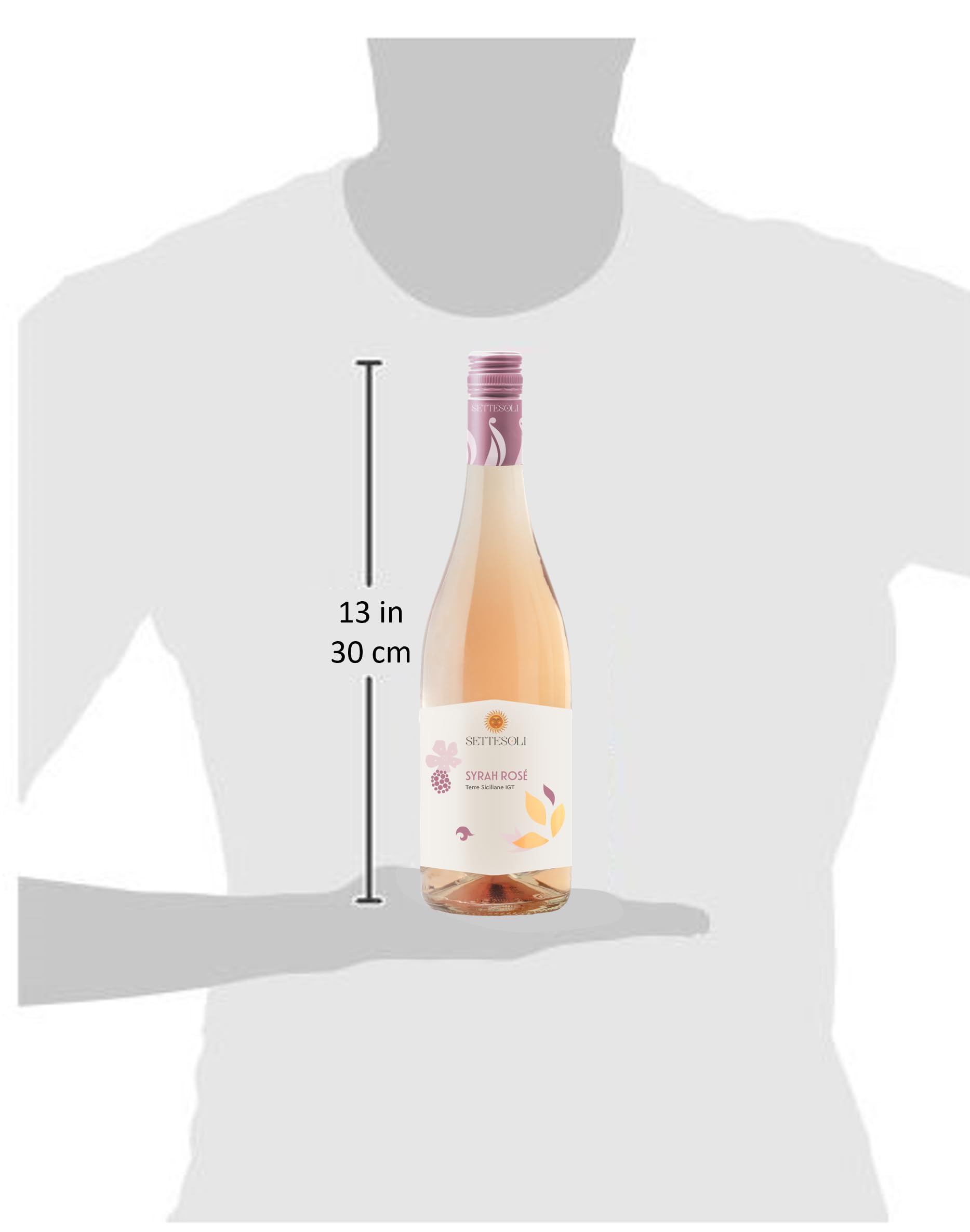 Settesoli Syrah Rosé vegan – Trockener leichter Roséwein aus Sizilien (6 x 0,75L)