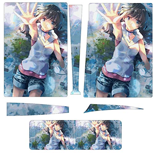 PS5 �X�L���V�[�� �V�C�̎q �V��z�� ���킢�� PS5 �X�e�b�J�[�Q�[���@ Playstation5 �Z�b�g PS5�h���C�u�� �ɑΉ� �ی�J�o�[ �{�� �R���g���[���[ �X�L���t�B���� �J�o�[ �X�e�b�J�[ �C�A�h�~ ����h�~ �h�w�� �ی�V�[�� �S�ʕ�