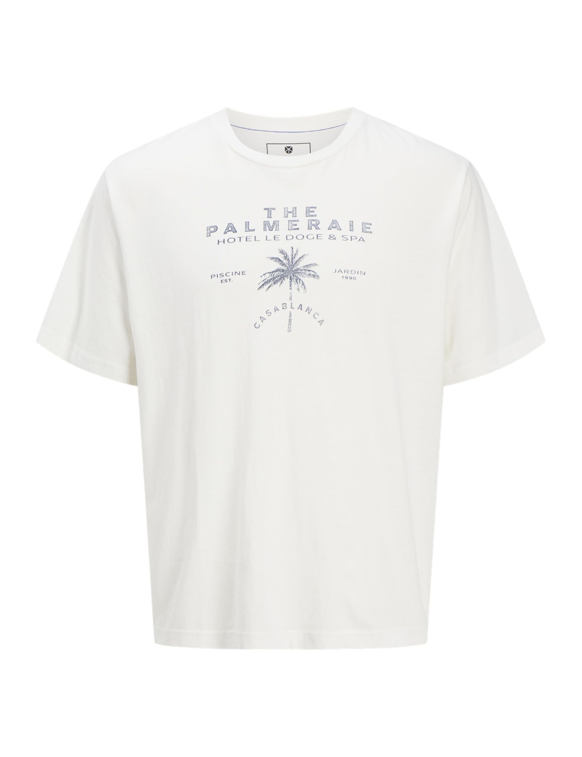 JACK & JONES Jprbluphillip SS Tee, Cloud Dancer, XS