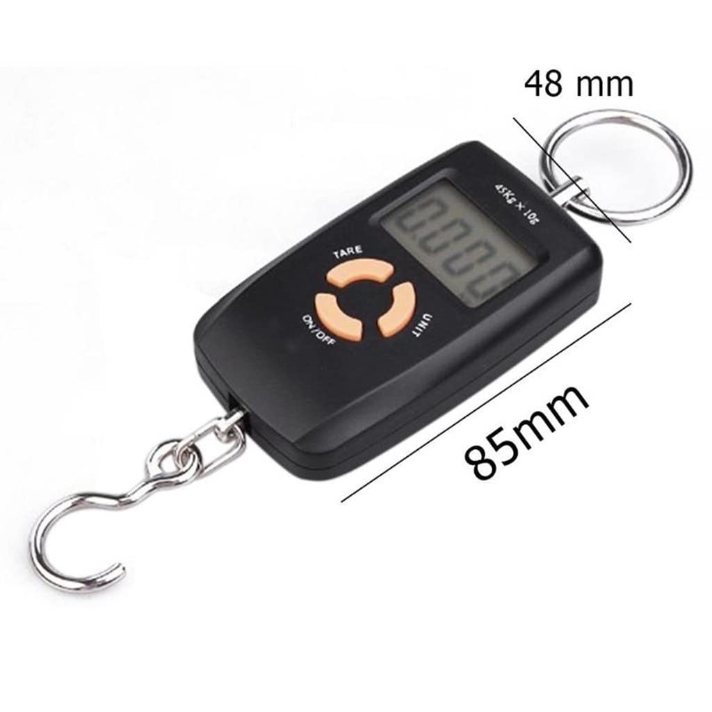 JFDBGU Mini Hand Held hanging scale LCD Digital Fishing Pocket Suitcase Hook Weight Luggage Scale