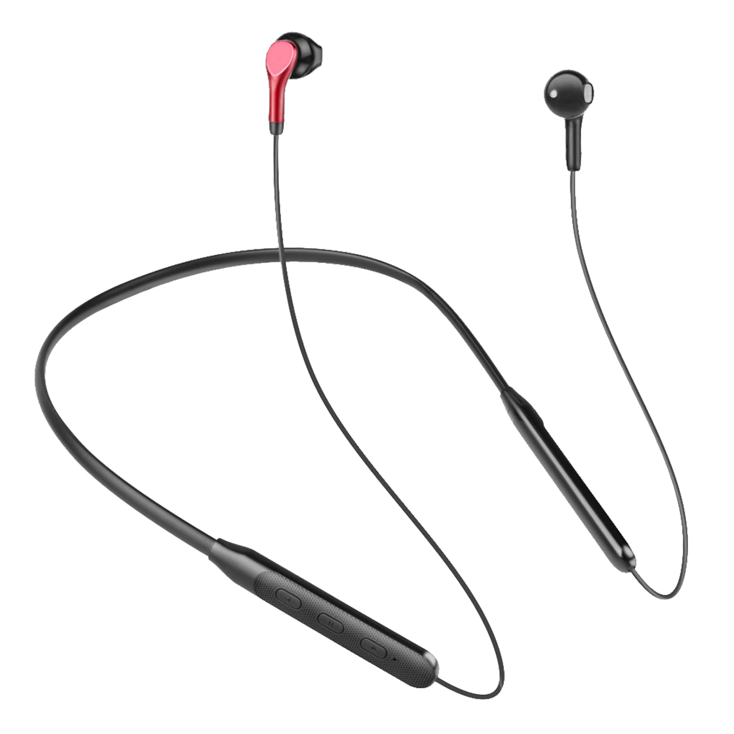 GIZMORE MN220 Wireless Bluetooth 5.0 in Ear Neckband| 20 Hours Playtime| 10 Min Charging Work Upto 2 hrs| Dual Pairing|360 Degree Surround Stereo| HD Microphone & Magnetic Earphone (Red & Black) (B08LC9FMPR) Amazon Price History, Amazon Price Tracker