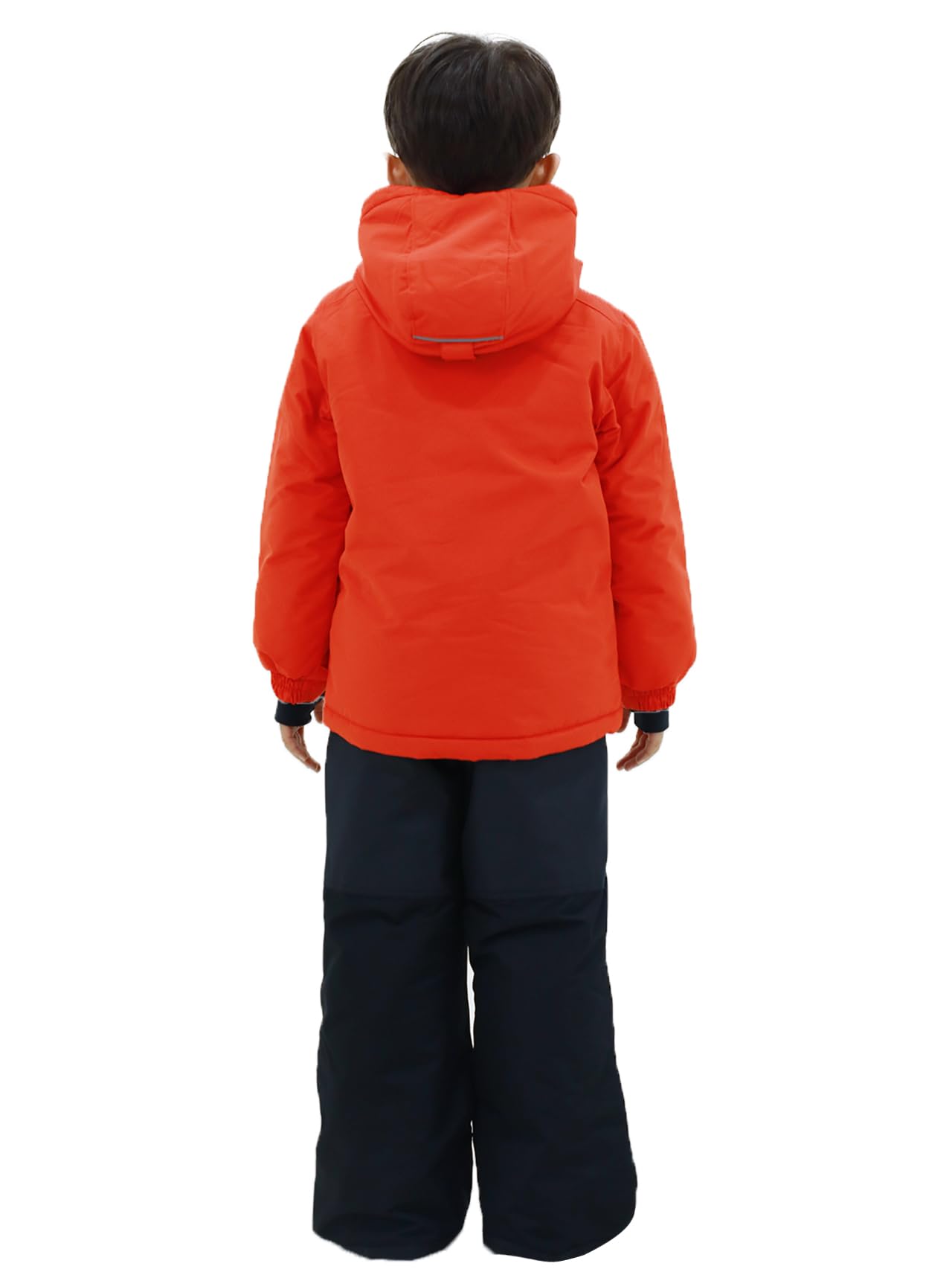 SMONTY COZY Kombinezon narciarski, chłopięcy, płaszcz zimowy, z kapturem, wodoodporny, zimowy kombinezon narciarski, kombinezon narciarski, kombinezon zimowy