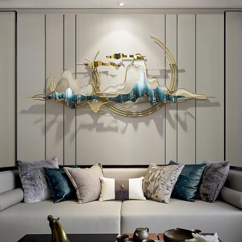 Décoration murale métal relief rompre monotonie mur blanc - 4