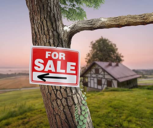 Ram-Pro 9" X 12" Sale Sign For Car And Auto Sales - Rust Free Clear And Visible Text Long Lasting With A Space To Hand Write, (8 Pack) #TOP3