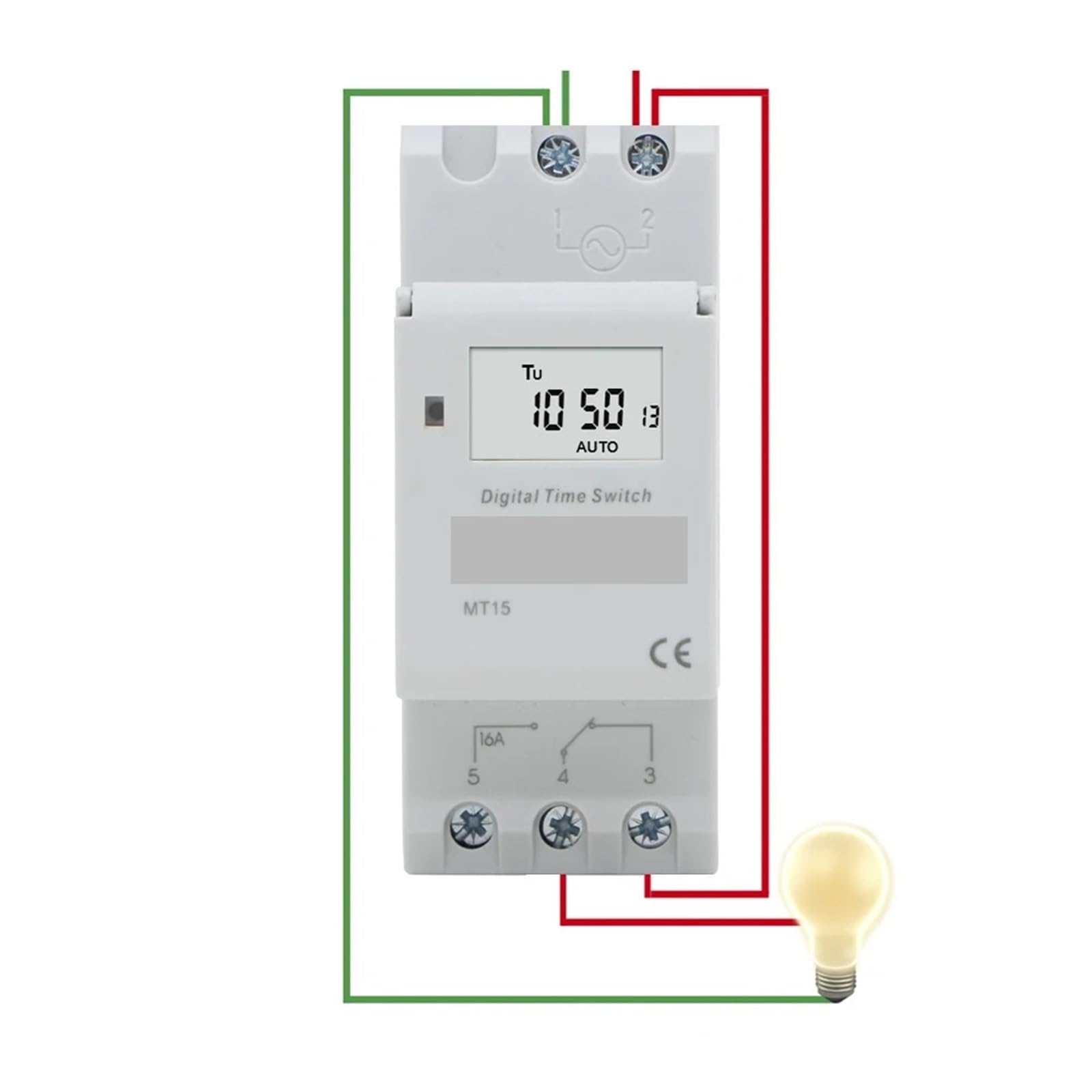 7-dniowy programowalny cyfrowy tygodniowy przekaźnik elektroniczny z regulacją czasu, przełącznik, AC 220 V 230 V 12 V 24 V 48 V 16 A, montaż na szynie DIN