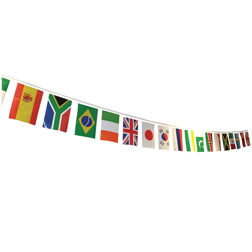 Bristol NoveltyMulti Nations Flag Garland