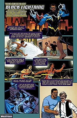 Cover of The Origin of Black Lightning #1 (DC Universe Origins)