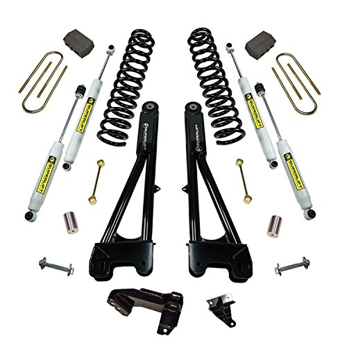 Superlift | K987 | 4" Lift Kit - Complete Lift Kit with Front & Rear Superlift Shadow Series Shocks and Replacement Radius Arms | Fits 2011-2016 Ford F-250 / F-350