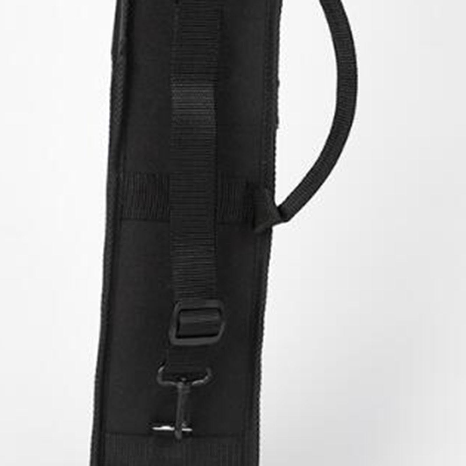 Colaxi Box Upright Double Bass Case Instrument Accessory Thick Padding String Bass Bag for Outdoor Stage Performance, Black