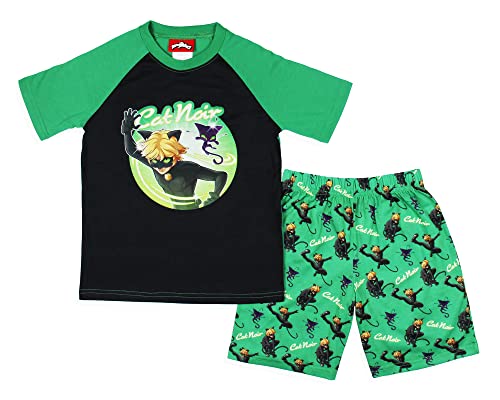 INTIMO Miraculous: Tales of Ladybug & Cat Noir Boys' Character Sleep Pajama Set Shorts3