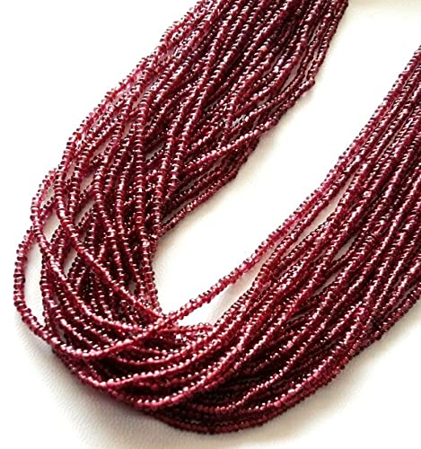 Garnet beads pour créer vos colliers d'été fins en petites perles de grenat