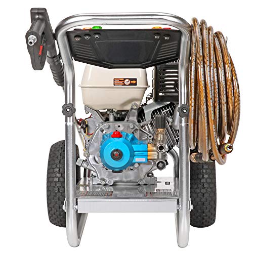 SIMPSON Cleaning ALH4240 Aluminum Gas Pressure Washer Powered by Honda GX390, 4200 PSI @ 4.0 GPM, Red