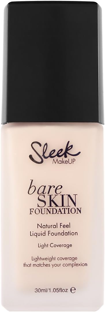 Sleek MakeUP Bare Skin Foundation, Shell 30 ml