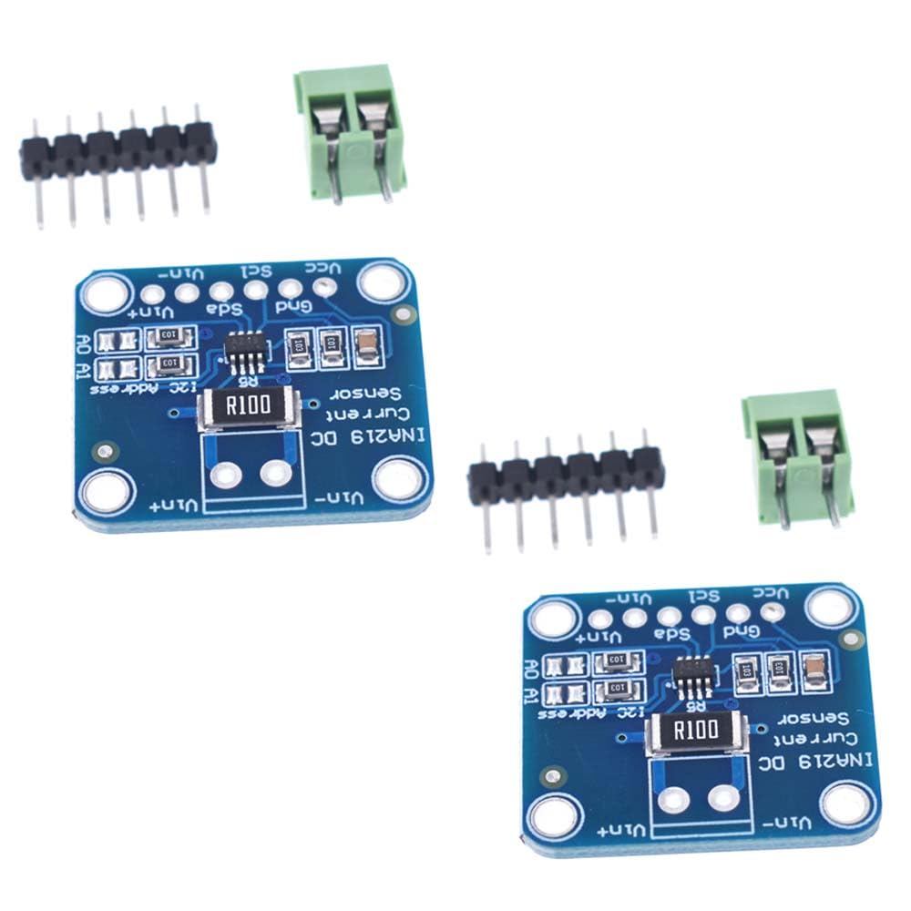 Makator AE 2pcs INA219 I2C Bi-directional DC Current Power Supply Sensor Breakout Module