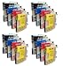 Produktbild 16 Druckerpatronen für Brother mit freier Farbauswahl LC980 LC1100 DCP-145C DCP-165C DCP-185C DCP-195C DCP-365CN DCP-375CW DCP-385C DCP-395CN DCP-585CW DCP-J715W DCP 6690CW MFC-250C MFC-255CW MFC-290C MFC-295C MFC-295CN MFC-355CW MFC-490CN MFC-490CW MFC-J615W MFC-670CDW MFC-790CW MFC-795CW MFC- 930CDN MFC-990CW MFC-930CDWN MFC-5490CN MFC-5890CN MFC-6490CN MFC-6490CW MFC-6890CN MFC-6890CDW MFC-5895CW