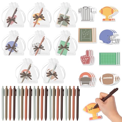 50% Off Football Sticky Notes & Pen Gift Set - 24 Packs