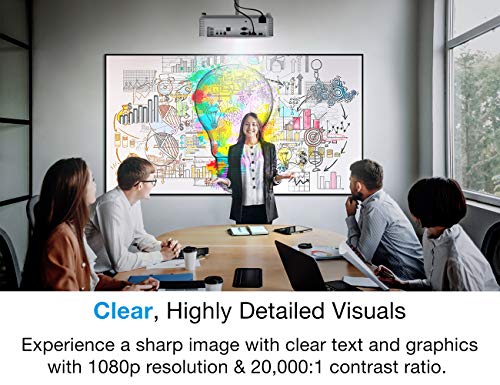 Image of Optoma EH335 1080p DLP Professional Projector | Bright 3,600 Lumens | Business Presentations & Classrooms | Network Control | Up to 15,000-Hr Lamp Life | Speaker Built in | Portable Size
