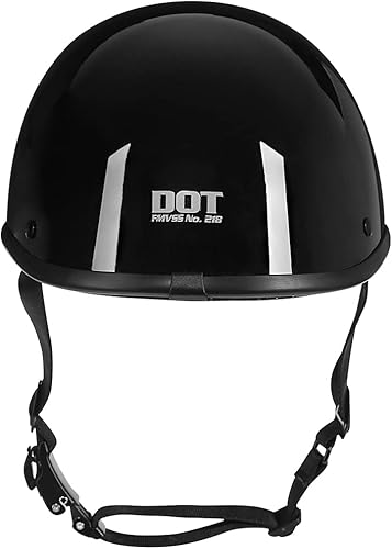 Miniatura 3 de Casco de motocicleta de media gorra vintage con cara abierta, aprobado por DOT