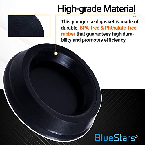 image for BlueStars Plunger Rubber Gasket Replacement Part Compatible with AeroP