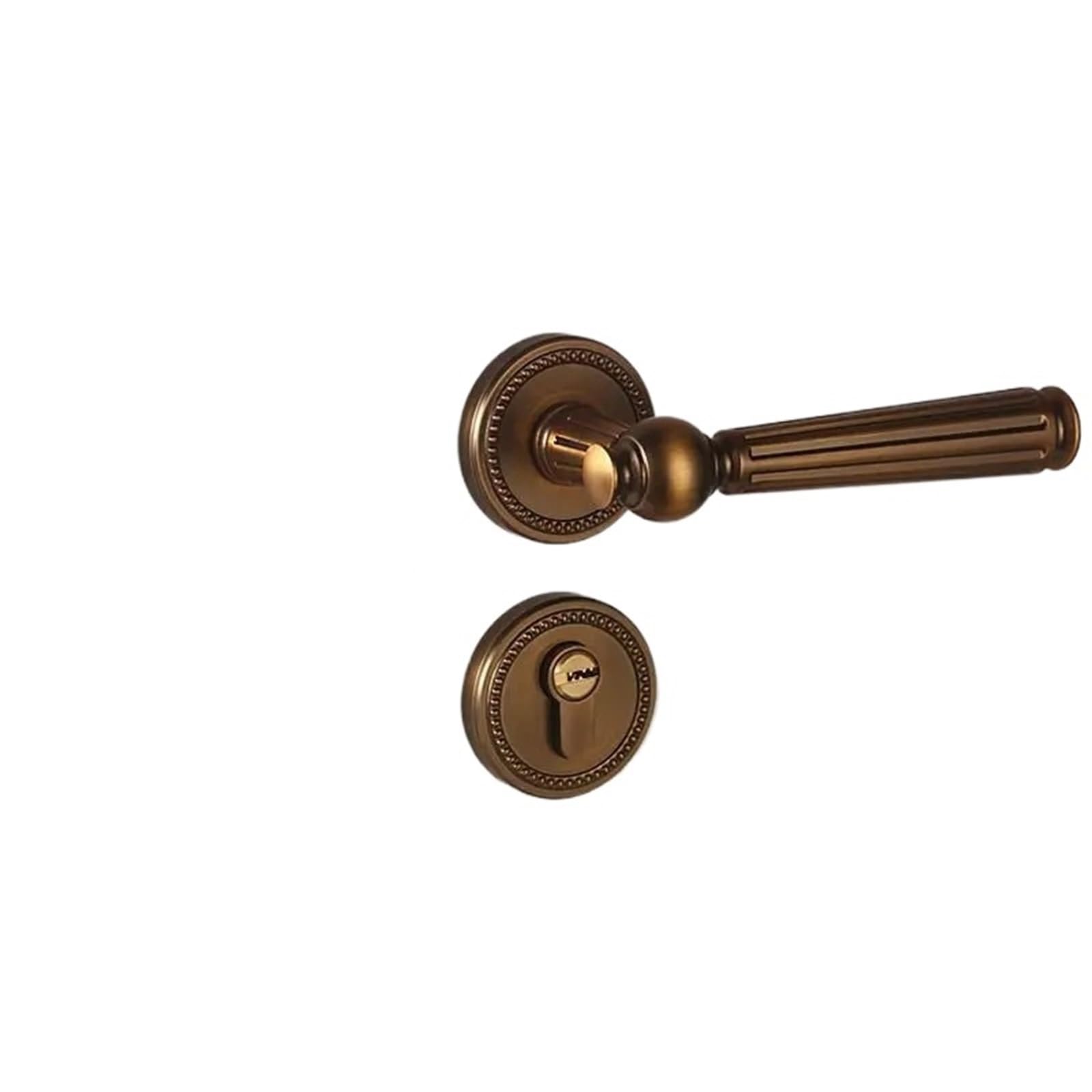 Door Zinc Alloy Lock Wooden Light Home Split 1Pcs(Yellow Bronze)