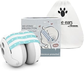 Jinberry Adjustable Baby Noise Cancelling Headphones Ear Protection Noise Reduction Earmuffs for Babies up to 36 Months