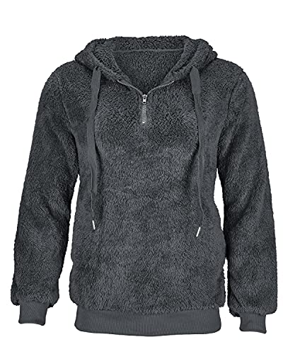 LIVACASA Felpe con Cappuccio Donna Caldo Invernali...