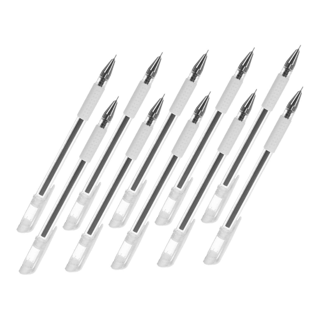 10pcs Waterproof Marking Pens for Eyebrow Positioning Portable Tattoo Pens Professionals and Home Use