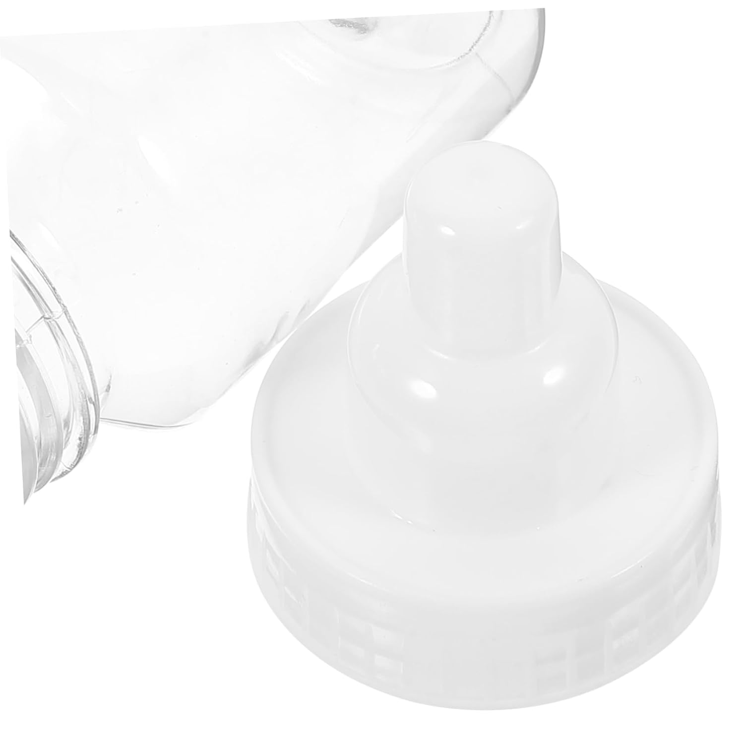 4sets Shower Favor Bottles Fillable Candy Holder Clear Plastic Mini Bottles Party Favor for Bridal Shower Decorations 12pcs*4