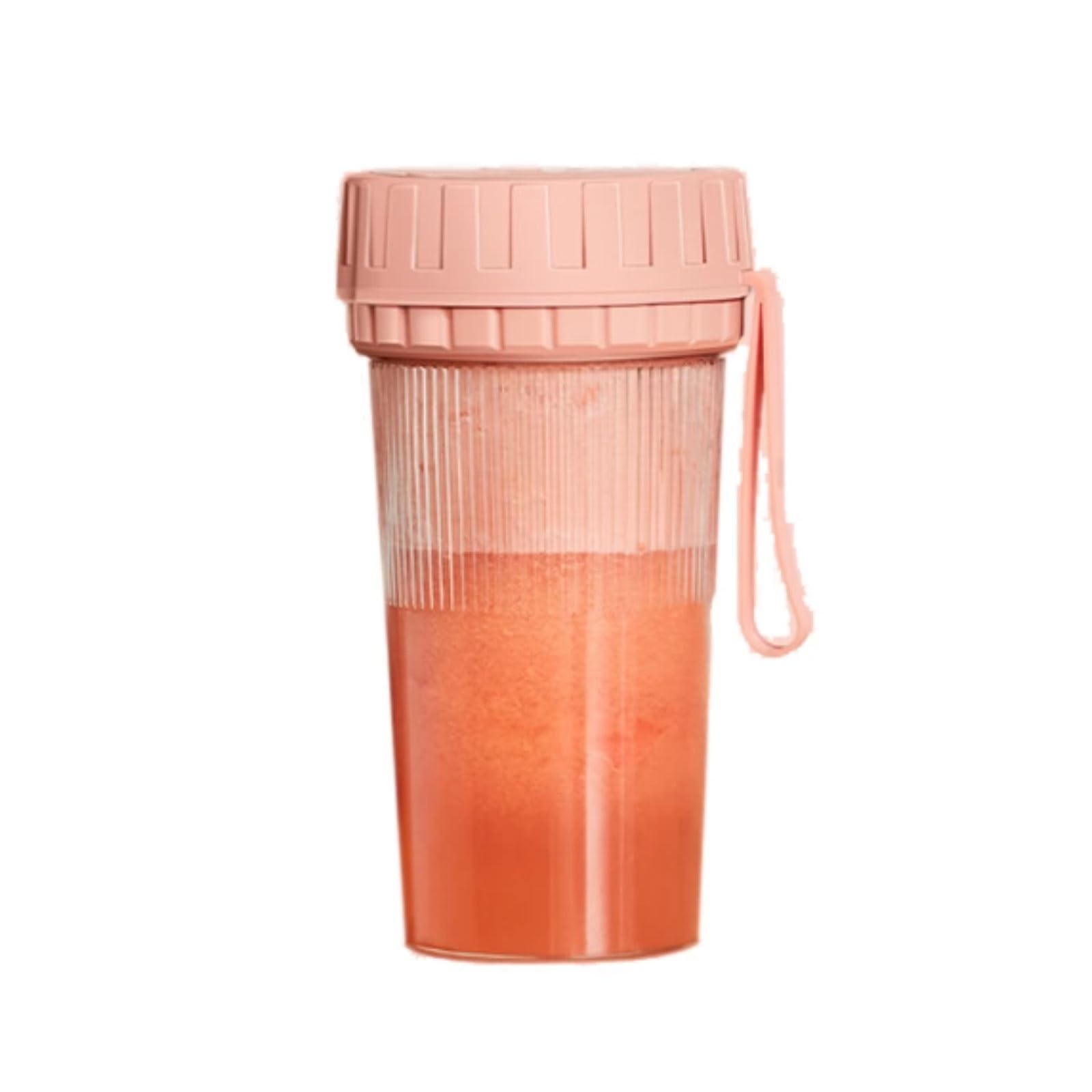 Przenośny plastikowy blender, osobisty sokowirówka z 10 ostrzami, mały kubek wielokrotnego napełniania do smoothie i soków