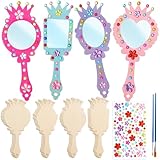 XJWWHZ 12 Pack Wooden Mirror...