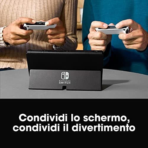 Nintendo Console Nintendo Switch (Modèle OLED) avec Manettes Joy-Con Bleu Néon/Rouge Néon